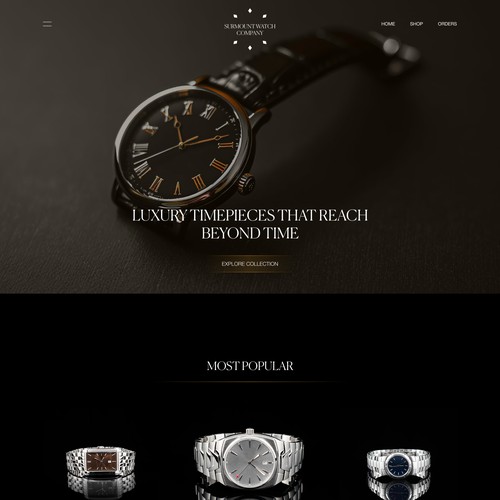 Luxury Watch Website