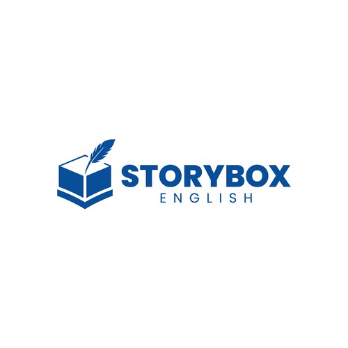 StoryBox English Logo Design