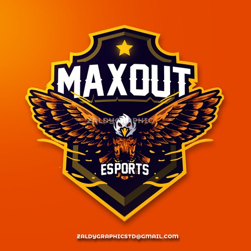 Mascot Logo Eagle Esports