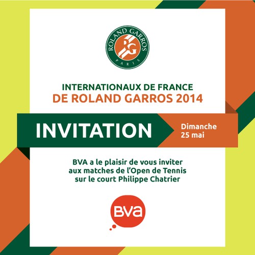 Roland Garros Tennis Tournament - Client invitation creation