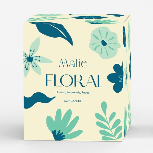 Soy Candle packaging design