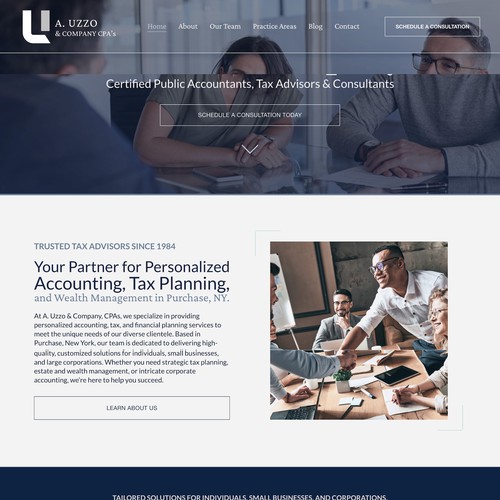 A. Uzzo Accounting Firm Design