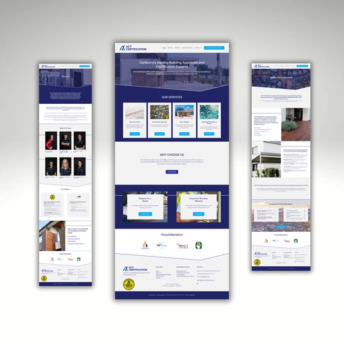 Squarespace Website for Trades company