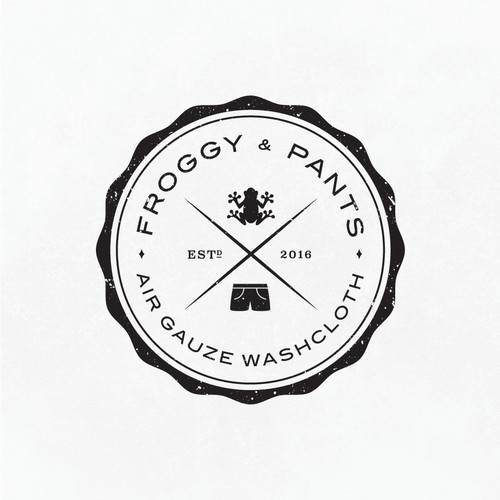 Logo for a high quality cotton baby product.