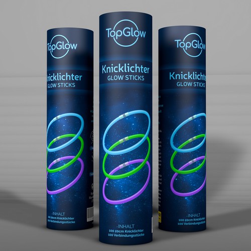 Modern package design concept for TopGlow