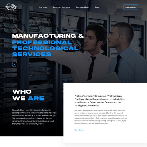 Website for Technological Services