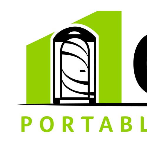 Modern logo for portable toilets company