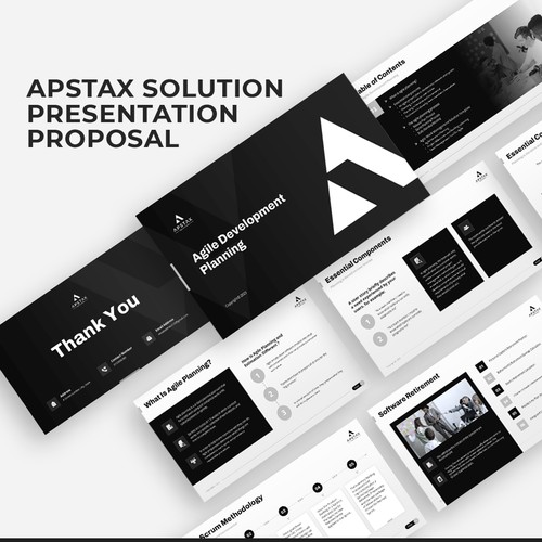 PowerPoint Design for Apstax Solutions