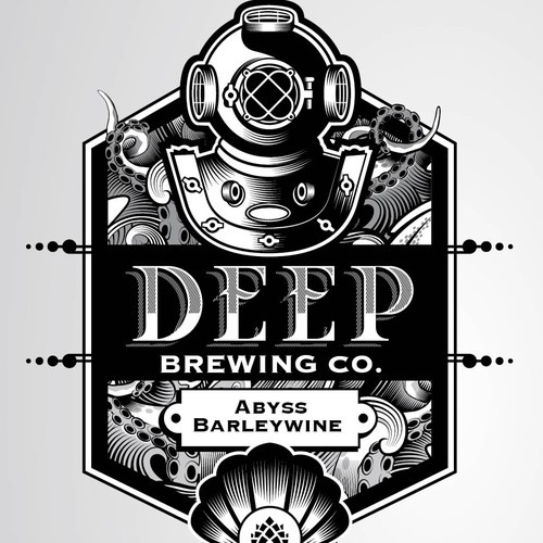 Artisan Brewery requires ICONIC Deep Sea INSPIRED logo that will weather the ages!!!