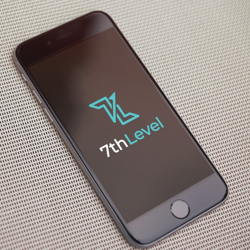 Minimalist logo design for 7th Level