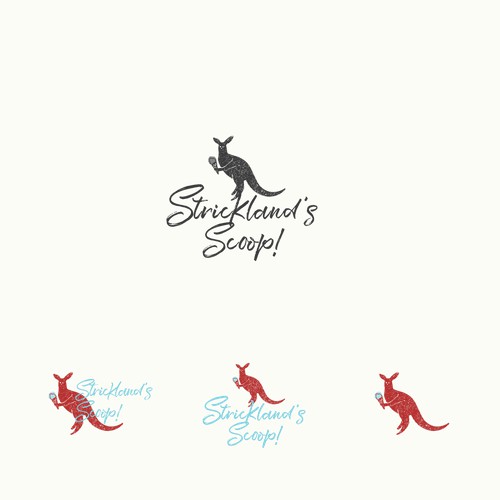 Logo concept for an ice cream shop