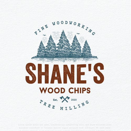 Logo design for wood artist