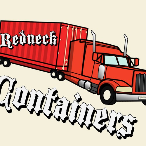 Logo for a container company