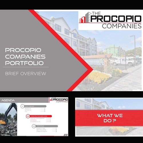 Corporate PowerPoint template for Construction company