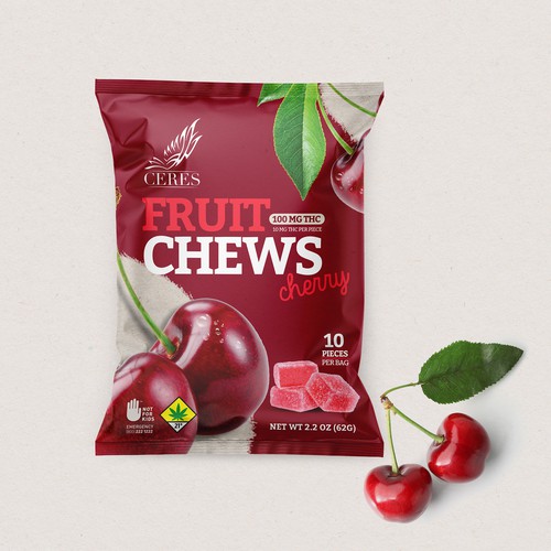 Package design for CBD gummies