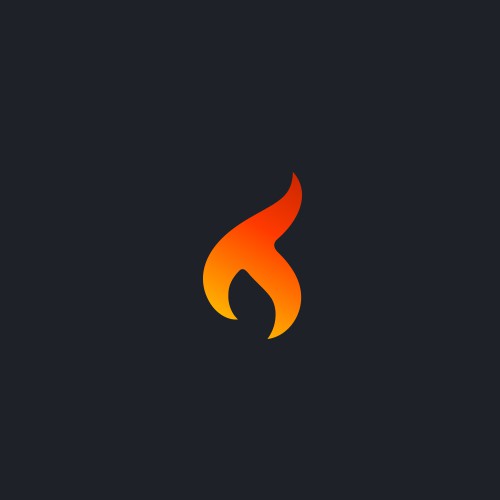 A powerful, simple logo for a NEW world wide flame concept