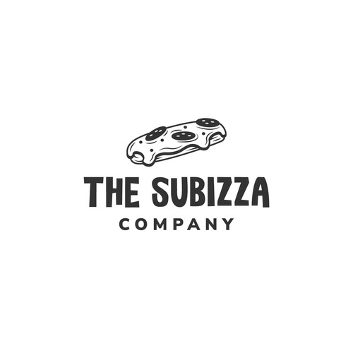 Pizza on a sub logo