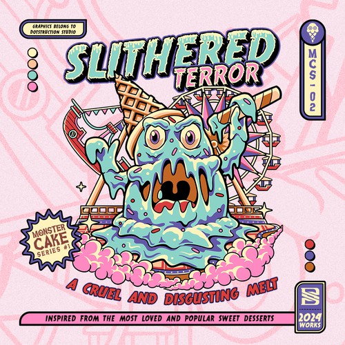 Monster Cake Series - Slithered Terror