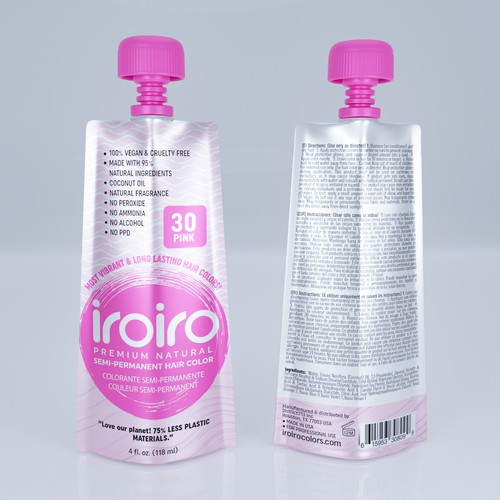 iroiro cosmatics packaging