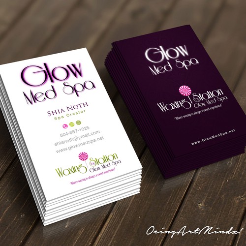 Glow luxury card