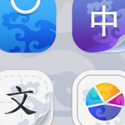 Chinese apps icons
