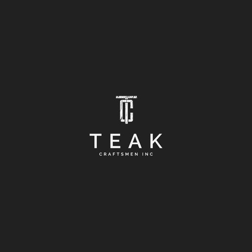 Winning logo concept for Teak Craftsmen