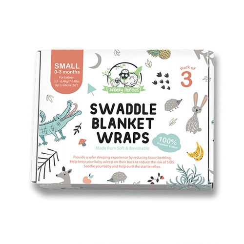 Swaddle Blanket Package Design