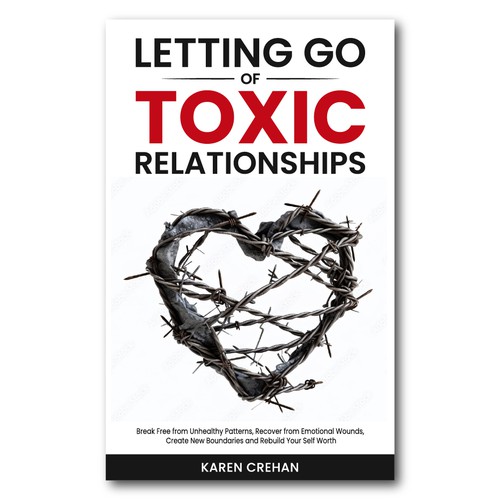 Letting Go of Toxic Relationships Book Cover Design