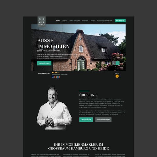 Real Estate Agent Website Design