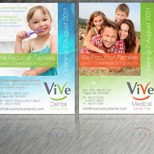 print or packaging design for ViVe Medical Dental