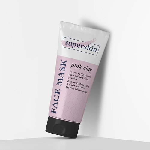 Superskin Face Mask Packaging Design Concept