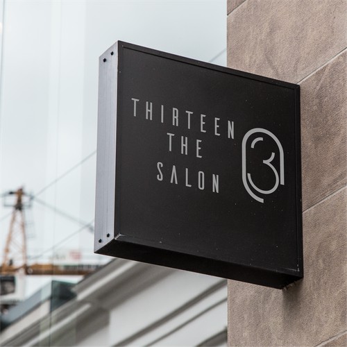 Thirteen 03 The Salon needs sleek eye catching logo design to help attract client intrest