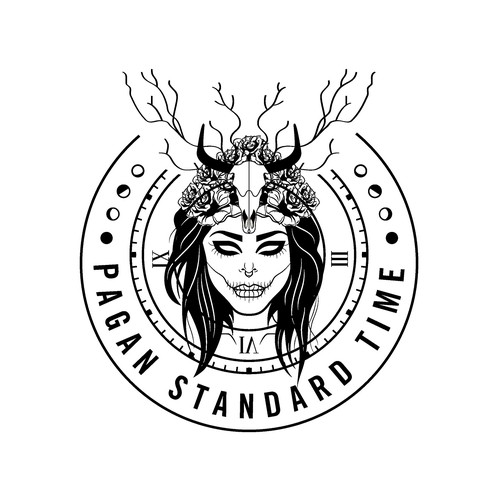 Gothic Goddess Logo Design