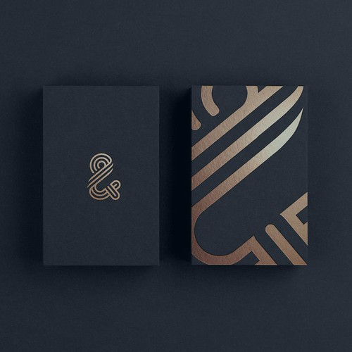 Simple, sophisticated logo design with an Ampersand "&"