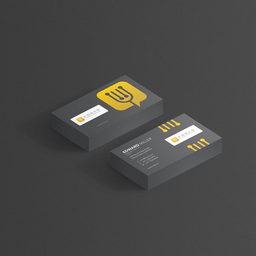 Business Card Design for Forks