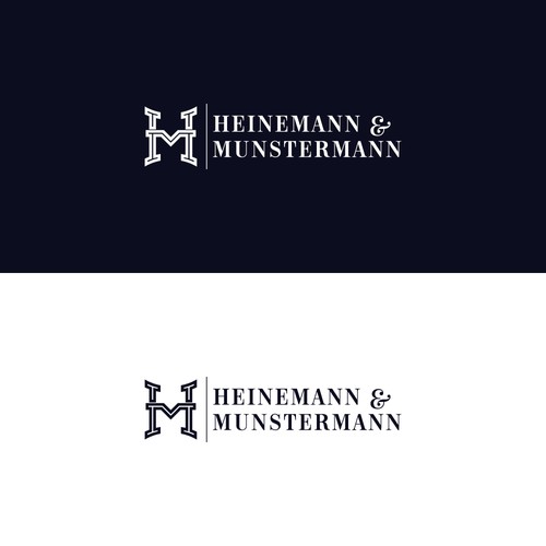 Heinemann and Munsterman logo concept 