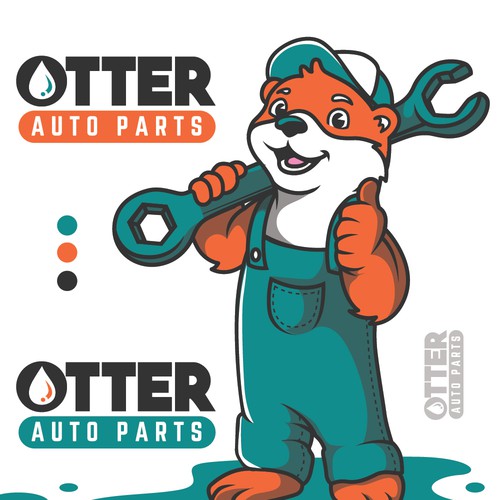 Attention Grabbing Mascot Logo For Auto Parts Ecom Store