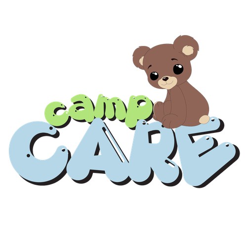 Create a logo for a children's cancer camp- Camp CARE
