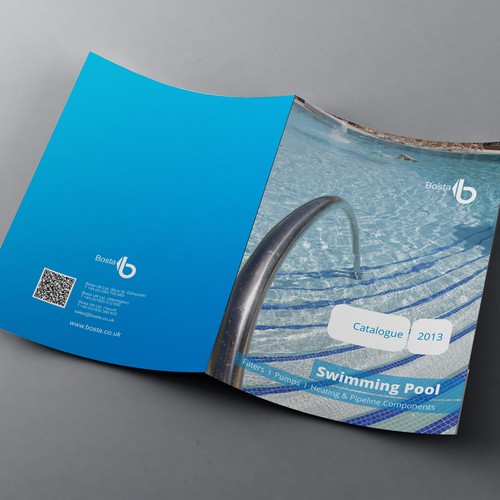 Bosta needs a new fresh brochure design (A4-template)for the swimmingpool industry!