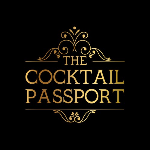 Elegant logo for cocktails