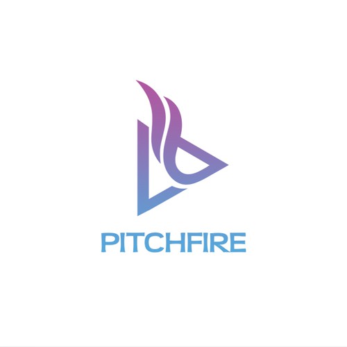 Create a fantastigreat, playful logo for recruiting startup PitchFire