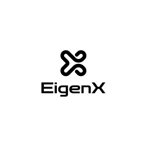 E+X letters logo concept for EigenX