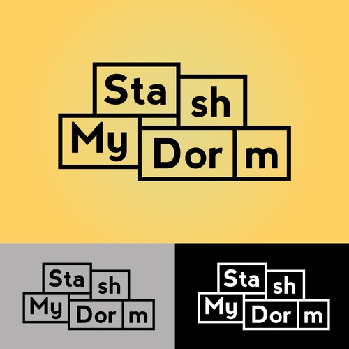 Stash My Dorm - Logo design