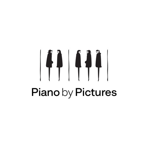 abstract piano keys