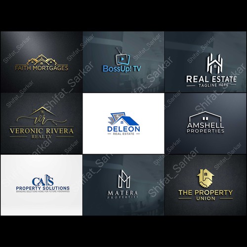 I Will Do Professional Real Estate, Realtor, Property, Mortgage, Building Construction Logo Design