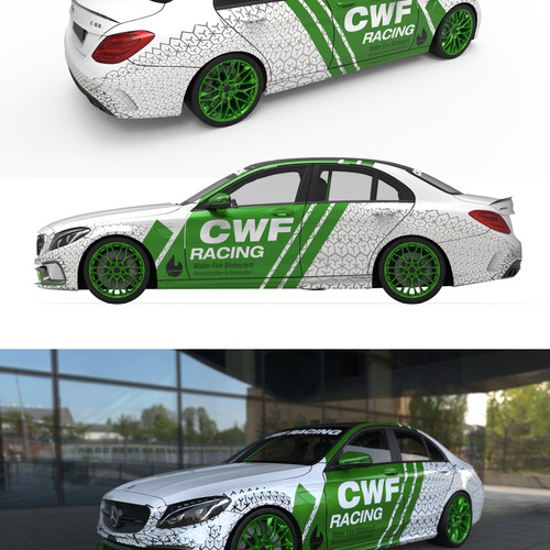 Car wrap - restoration company - racing car