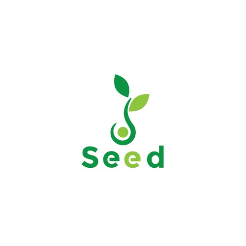 Logo concept for a cryptocurrency seed 