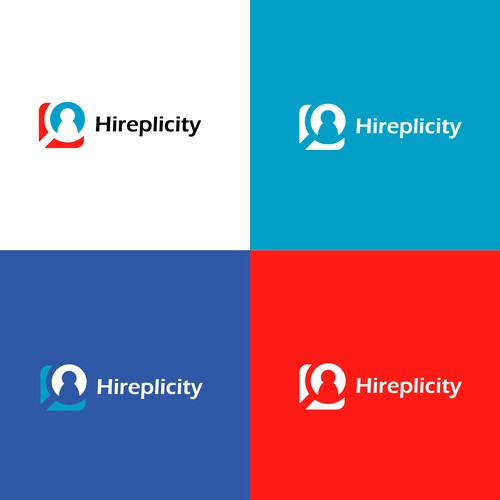 Hireplicity - Modern logo design