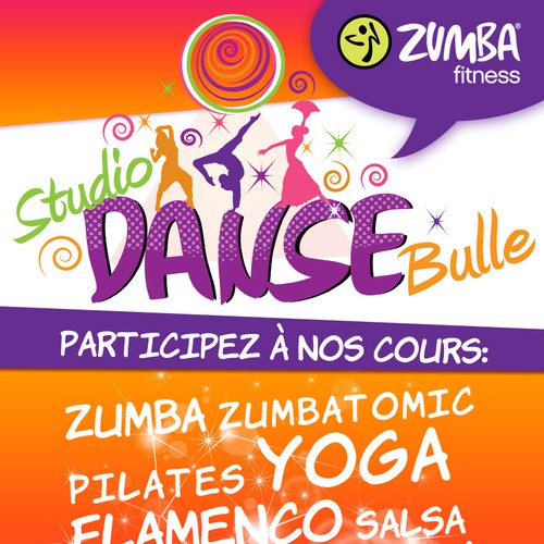 Aidez Studio Danse Bulle avec un nouveau Affiche publicitaire