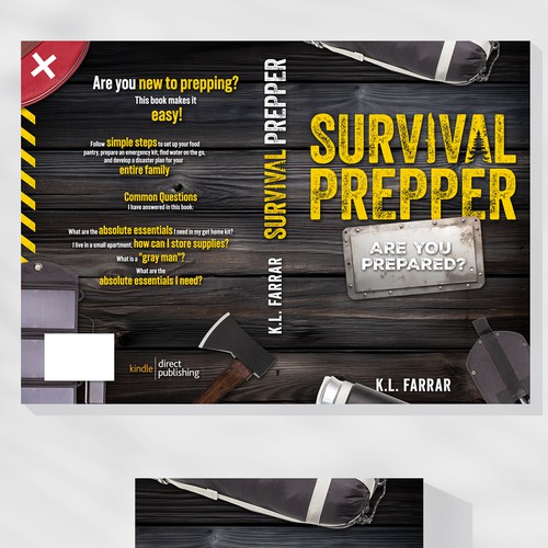Survival Prepper book cover design